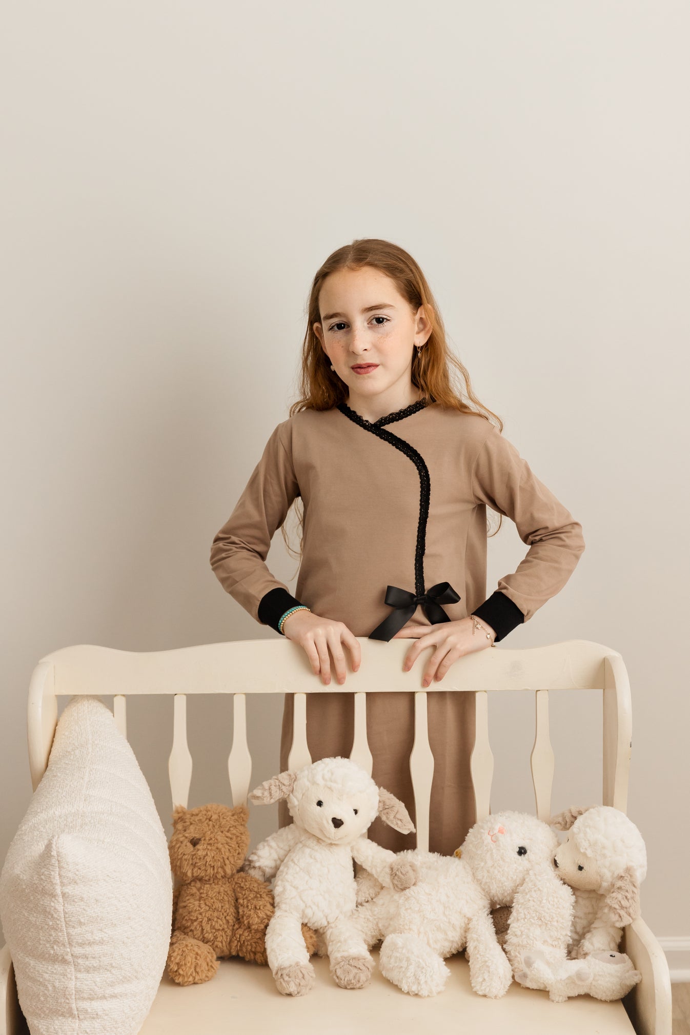 Girls shabbos-SS26 Lounge Set-Dusty Pink main image 1